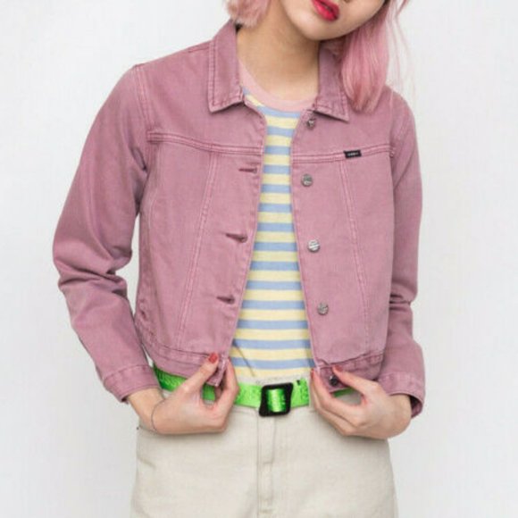 Obey Jackets & Blazers - Obey Denim Jacket "Orchard" Mauve